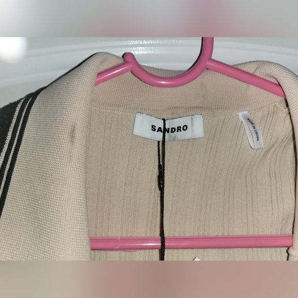 10. NWT SANDRO ALEXANDRINE KNIT DRESS SIZE 34 / US XS - Picture 5 of 9